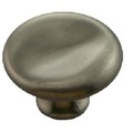 Mng 1 1/2" Thumbprint Potato Knobs, Satin Antique Nickel 16421